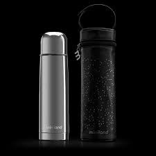 Miniland Thermos Deluxe avec Pochette isotherme Silver 500ml